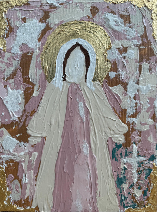 9x12 pink Mary